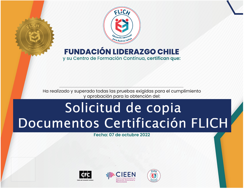 Solicitud de copia documentos de aprobación programas FLICH