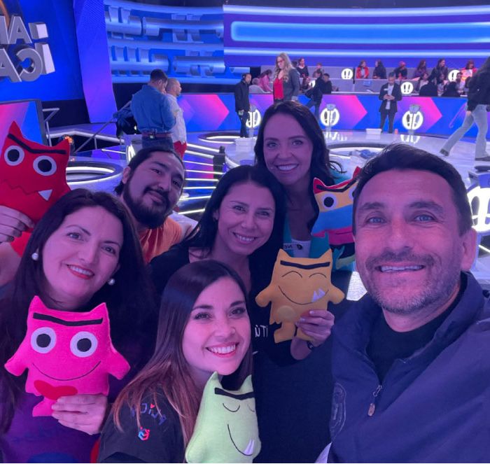 Aparición en TVN