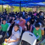 Estudiantes del colegio Rayún Melipilla en la certificación sello flich