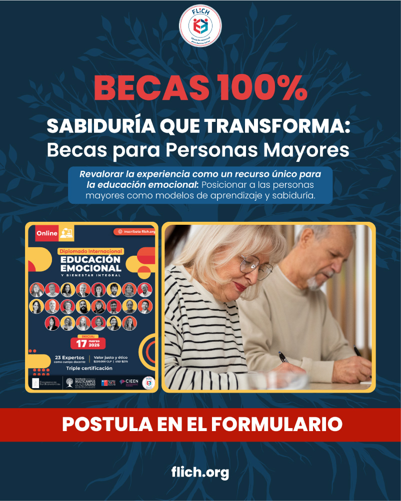 Becas para adultos mayores en programas de educaciñon emocional flich